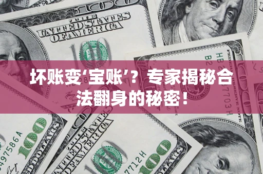 北京坏账变‘宝账’？专家揭秘合法翻身的秘密！