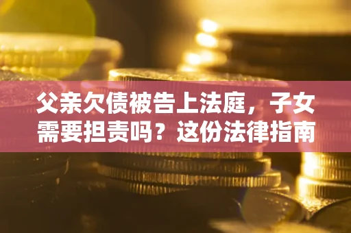 北京父亲欠债被告上法庭，子女需要担责吗？这份法律指南必须看完