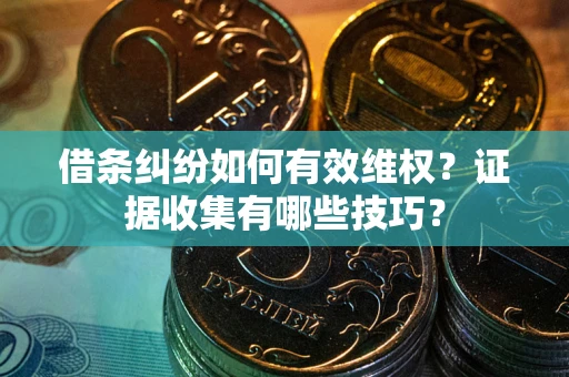 北京借条纠纷如何有效维权？证据收集有哪些技巧？