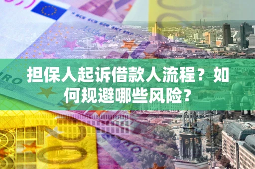 北京担保人起诉借款人流程？如何规避哪些风险？