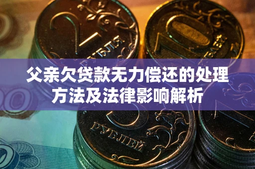 北京父亲欠贷款无力偿还的处理方法及法律影响解析