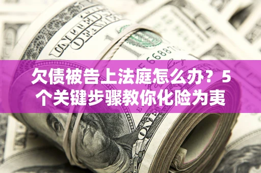 北京欠债被告上法庭怎么办？5个关键步骤教你化险为夷